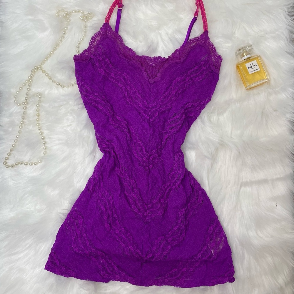 Intimately Free People Sheer Lace Chemise